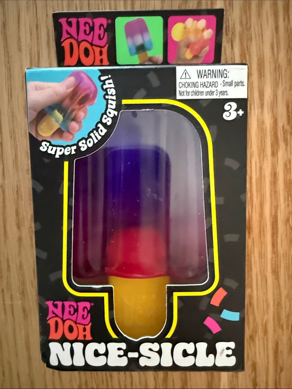 NEW Authentic Schylling NeeDoh Nice-Sicle Purple Squishy